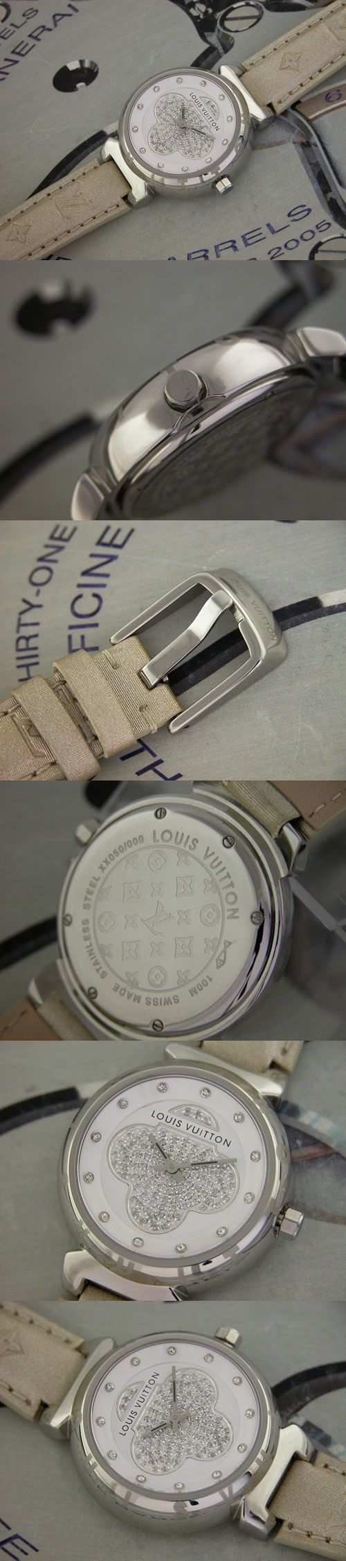 おしゃれなブランド時計がルイヴィトン-タンブール-LOUIS VUITTON-LV00025J-女性用を提供します.