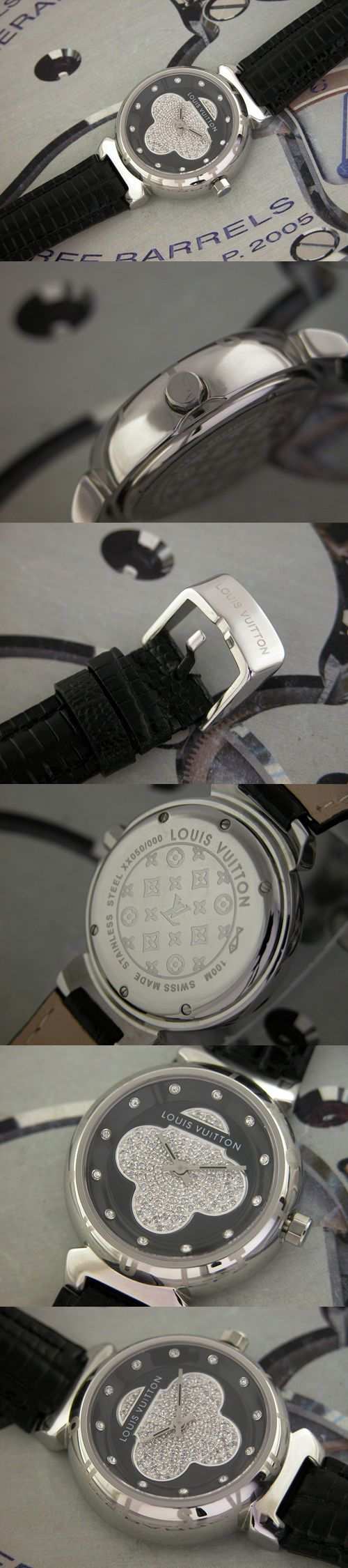 おしゃれなブランド時計がルイヴィトン-タンブール-LOUIS VUITTON-LV00026J-女性用を提供します.