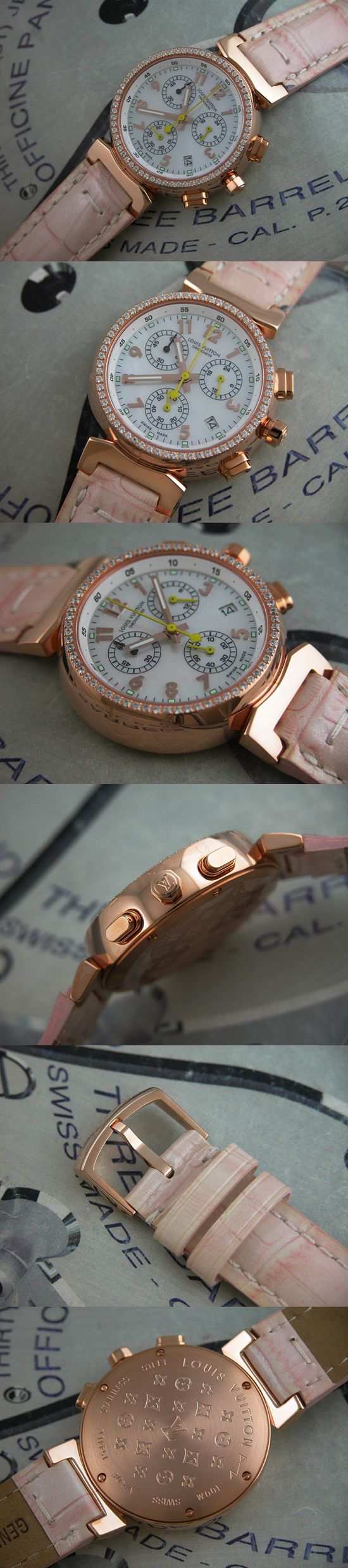 おしゃれなブランド時計がルイヴィトン-タンブール-LOUIS VUITTON-LV00011S-女性用 を提供します.
