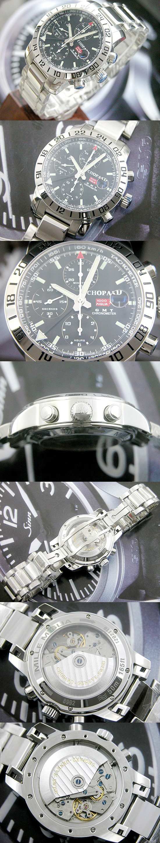 おしゃれなブランド時計がショパール-CHOPARD-ミッレミリアGMT-158992  男性用腕時計を提供します.