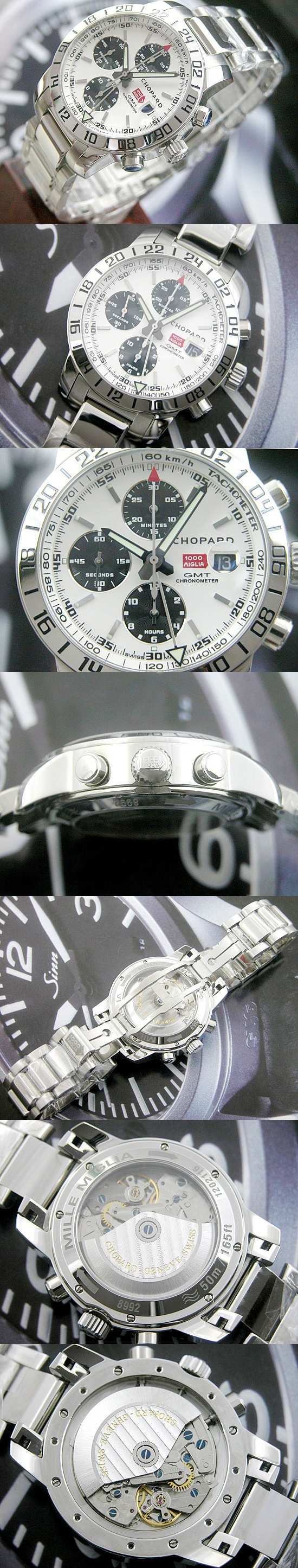 おしゃれなブランド時計がショパール-CHOPARD-ミッレミリア-1158992-3002-ag 男性用腕時計を提供します.