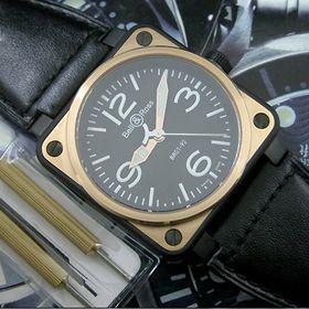 おしゃれなブランド時計がベル&ロス-BR-BELL&ROSS-BR01-92-az-男性用を提供します. 激安
